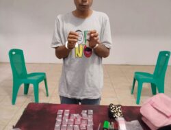 Pengedar Narkotika Jenis Sabu sabu Di Desa Dolok Maraja KecamatanTapian Dolok Kabupaten Simalungun Di Tangkap Personel Tim Intelrem 022/PT.