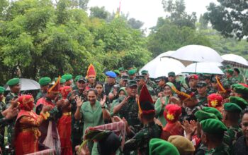 Jenderal TNI Maruli Simanjuntak M.Sc Kunker Ke 022/ PT , Prajurit harus Pegang Teguh Keakraban dan Cinta Keluarga.