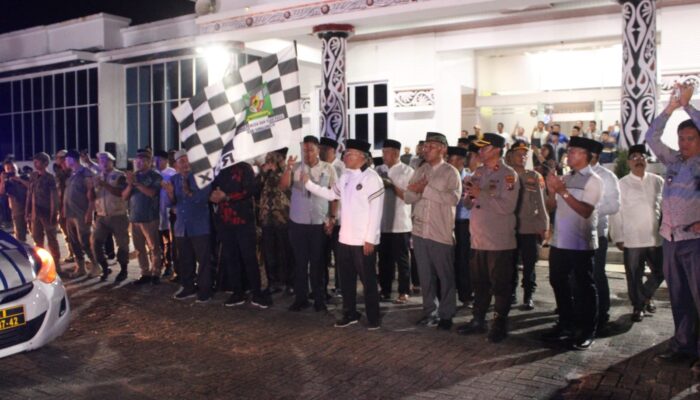 Bupati Simalungun Lepas Pawai Takbiran Hari Raya Idul Adha 1446 Hijriah